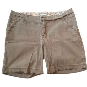 Brown Casual Shorts - Lees Size 18W